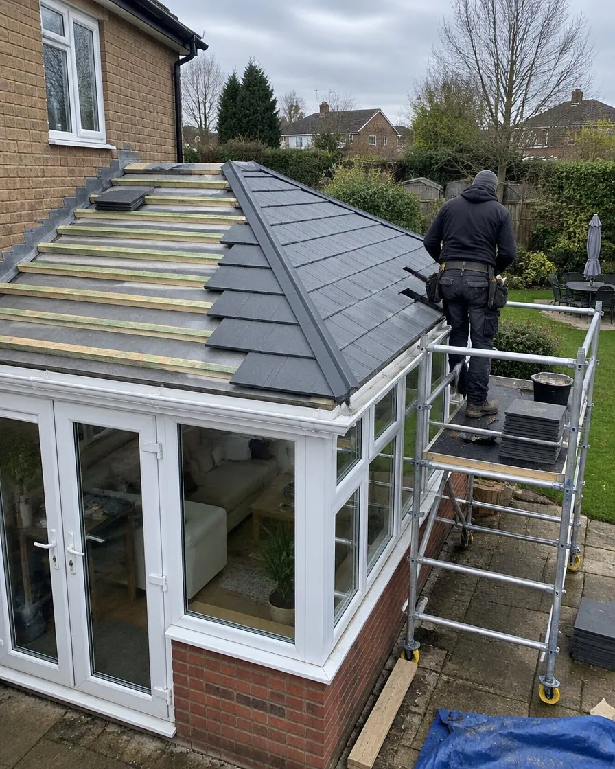 Conservatory roof replacement in Port Isaac