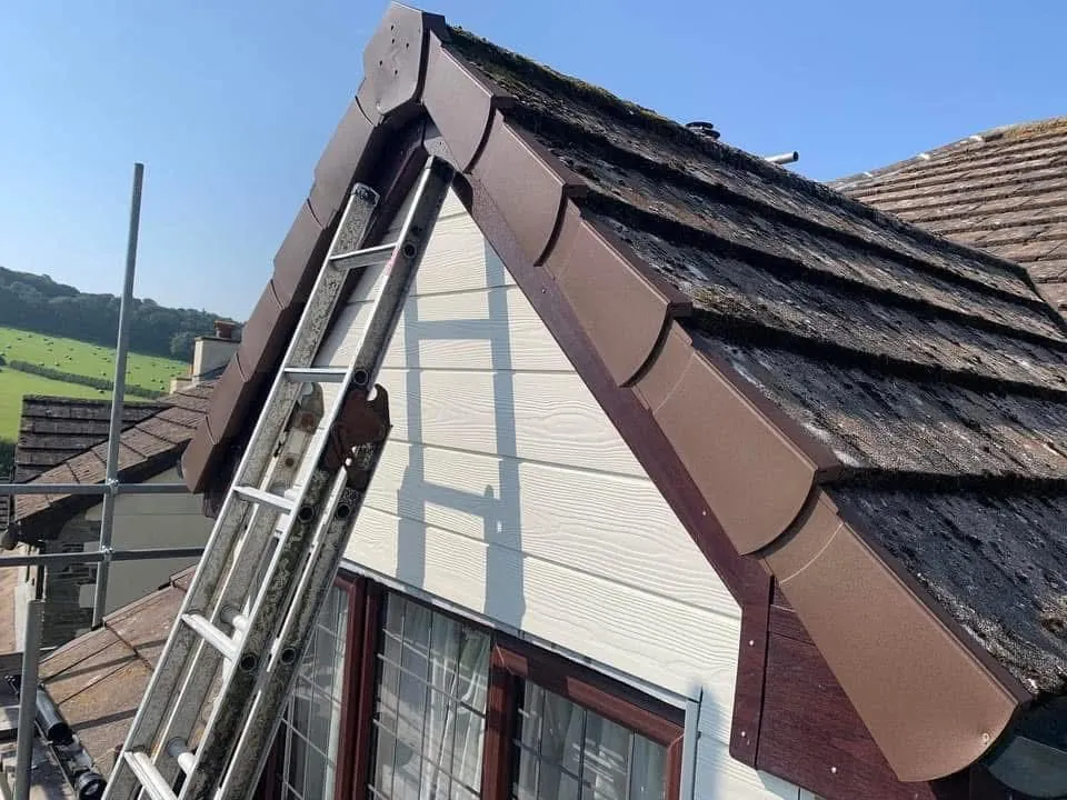 New fascias, bargeboards and guttering in Port Isaac